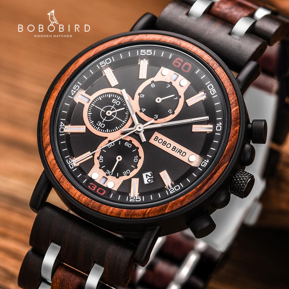 Luxury Watch Maker - Relogio Masculino BOBO BIRD 나무 시계