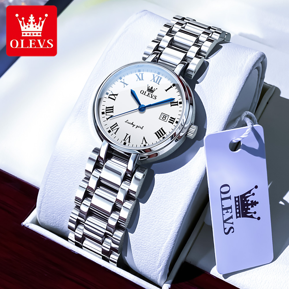 Luxury Watch Top 10 - OLEVS 5575 우아한 여성용 드레스 쿼츠
