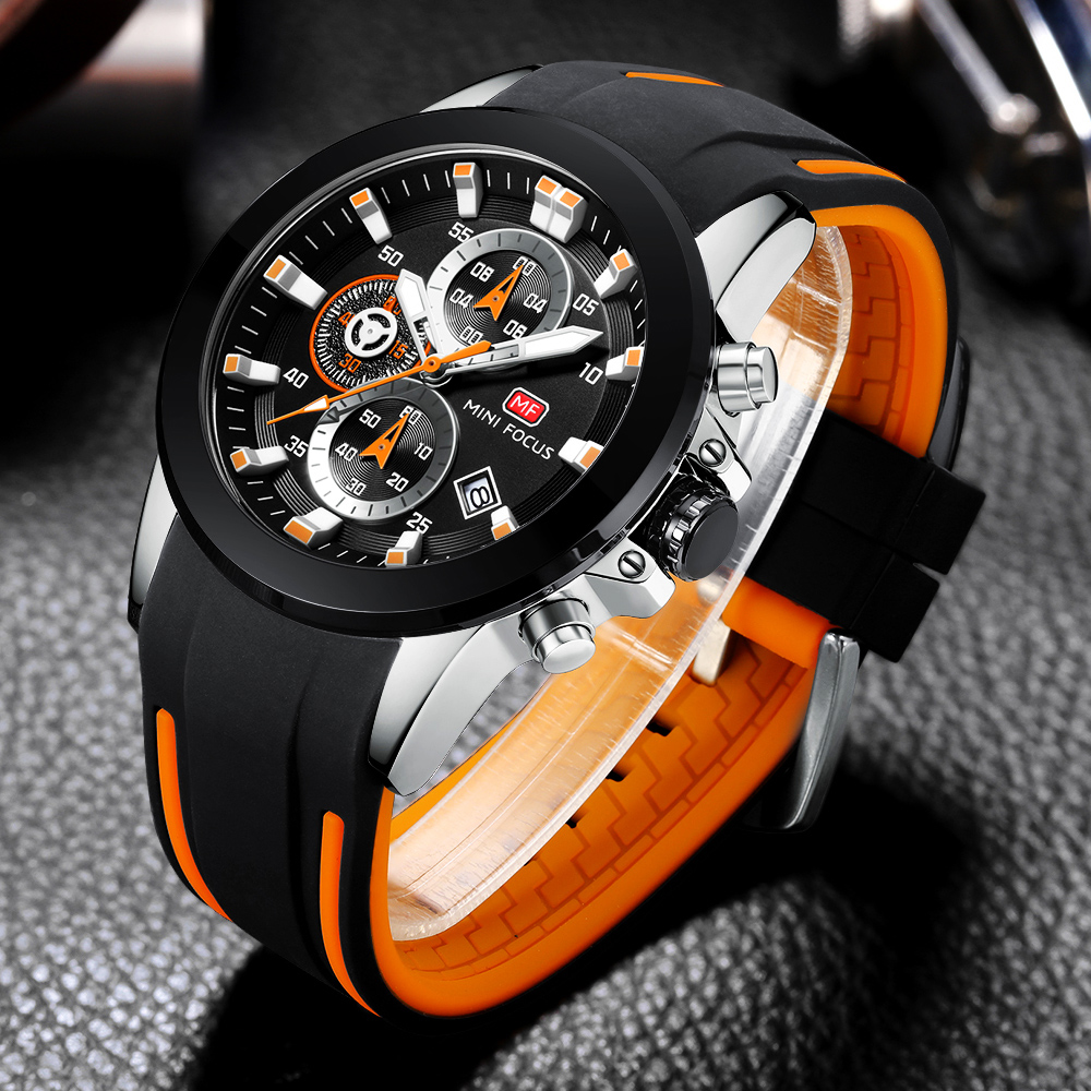 Luxury Watch Maker - MINI FOCUS 남성용 방수 스포츠 손목