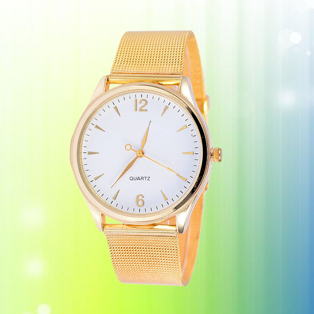 금색 메쉬 밴드가 달린 여성용 쿼츠 시계 – 세련된 디 - Luxury Watch Gift For Her 리뷰 및 가격