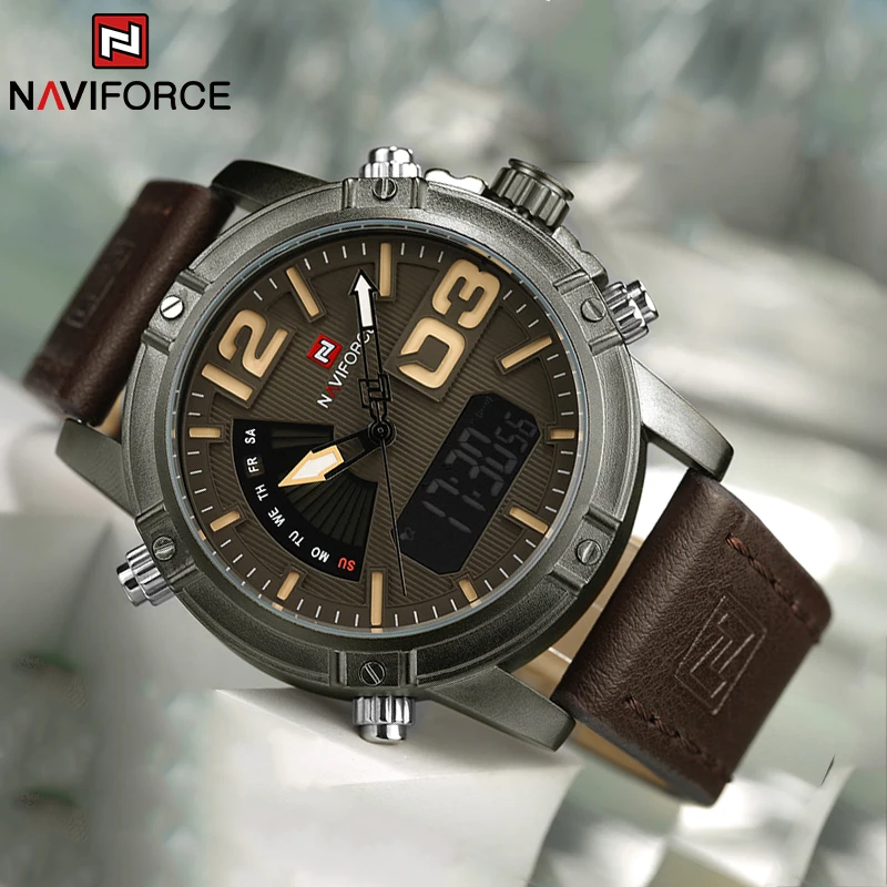 NAVIFORCE 최고 브랜드 남성 시계 다기능 LED - Luxury Watch Maker 리뷰 및 가격