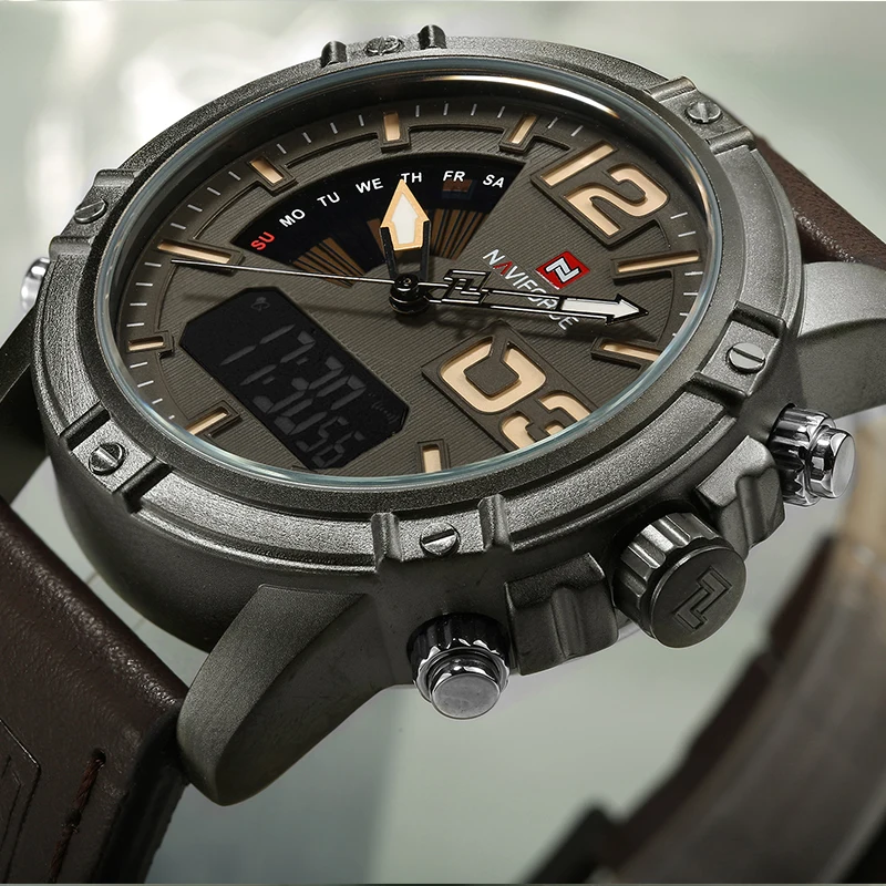 NAVIFORCE 최고 브랜드 남성 시계 다기능 LED - Luxury Watch Maker 리뷰 및 가격