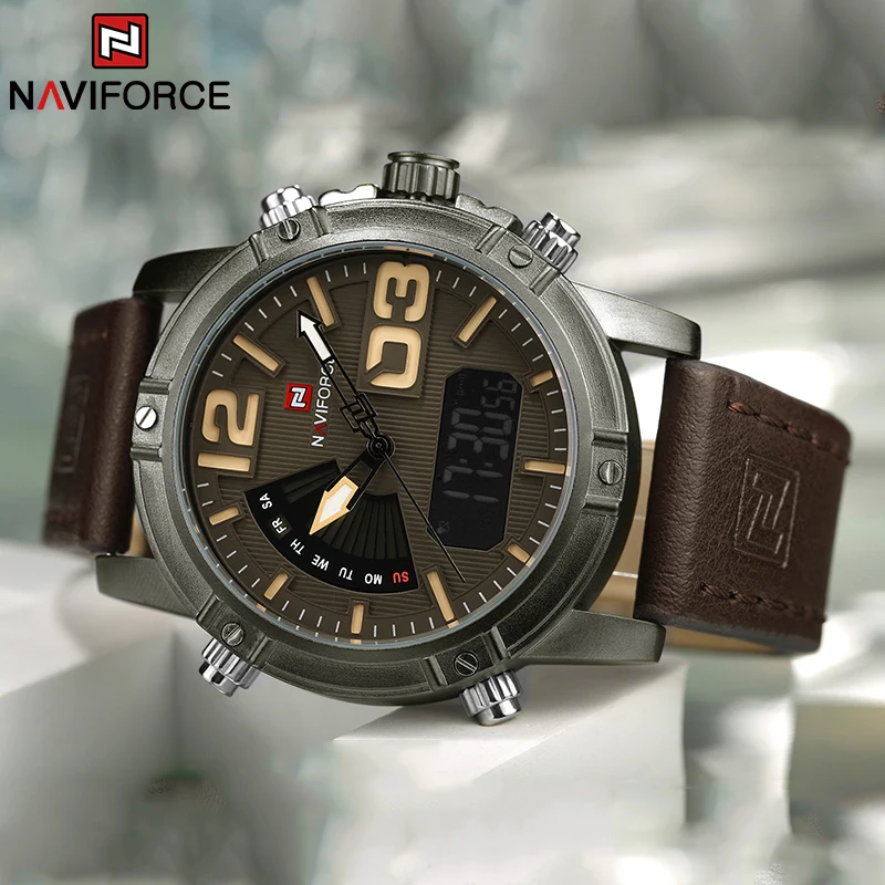 NAVIFORCE 최고 브랜드 남성 시계 다기능 LED - Luxury Watch Maker 리뷰 및 가격