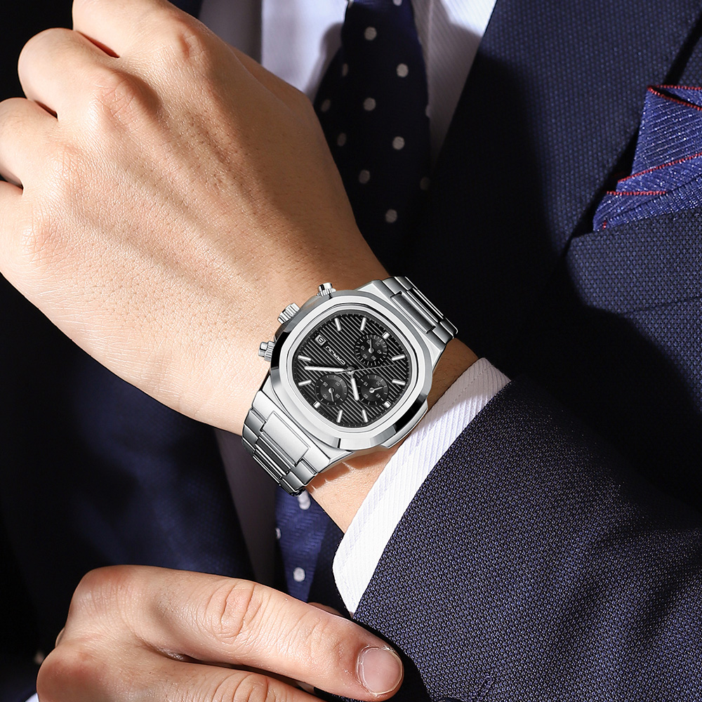 CRRJU 남성용 스포츠 쿼츠 시계, 풀 스틸 방수 크 - Luxury Watch Maker 리뷰 및 가격