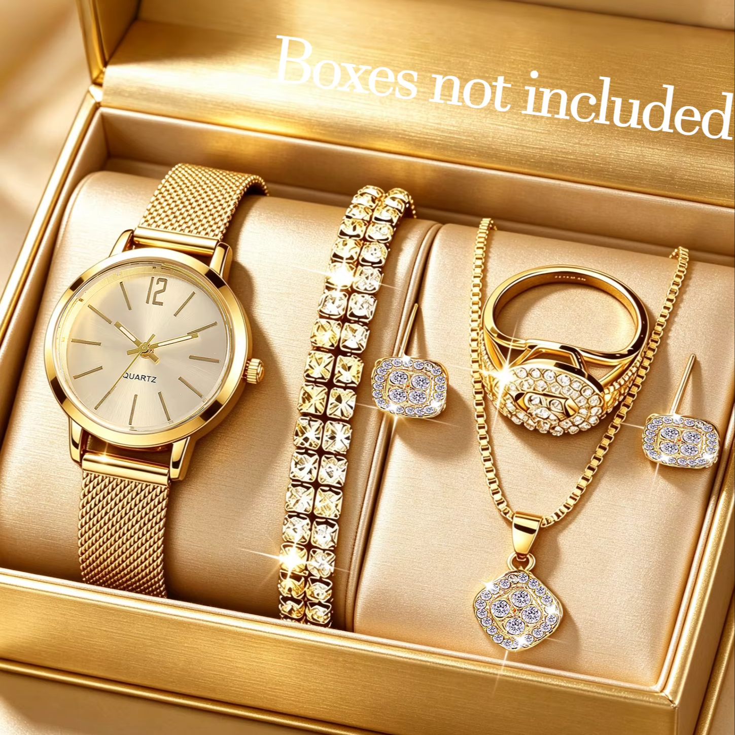 6개로 구성된 세트: 고급스러우면서도 간결한 디자인의  - Luxury Watch Gift For Her 리뷰 및 가격