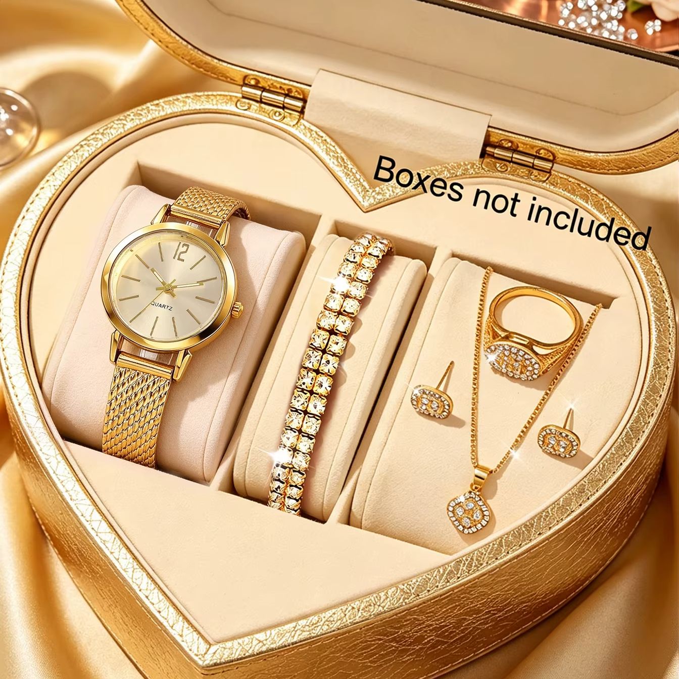6개로 구성된 세트: 고급스러우면서도 간결한 디자인의  - Luxury Watch Gift For Her 리뷰 및 가격