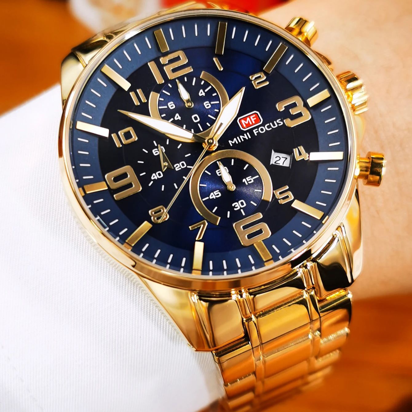 MINI FOCUS 남성용 다기능 쿼츠 시계, 크로노그 - Luxury Watch Maker 리뷰 및 가격