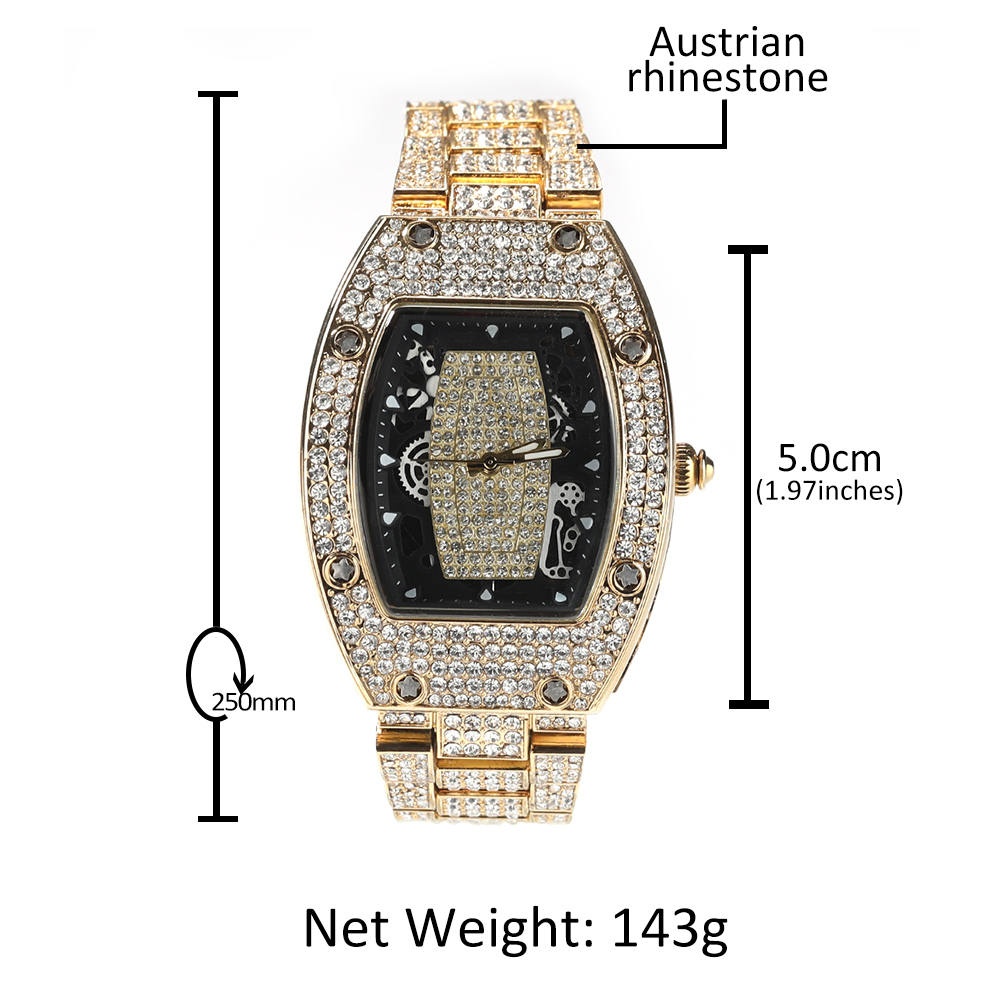 THE BLING KING 빅 남성용 시계, 방수, 풀 - Luxury Watch Iceberg 리뷰 및 가격