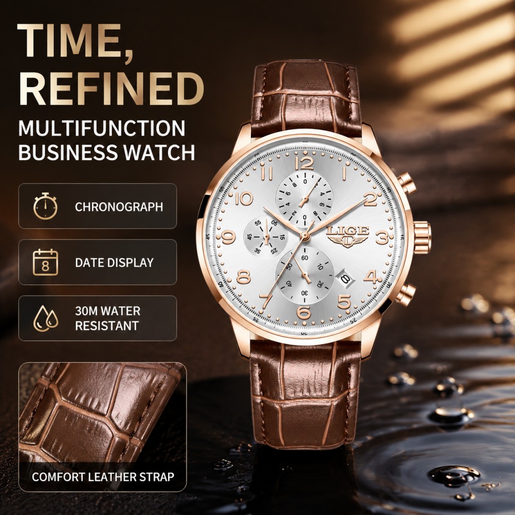 LIGE 신제품 남성용 시계 패션 탑 브랜드 럭셔리 가 - Luxury Watch Top 10 리뷰 및 가격